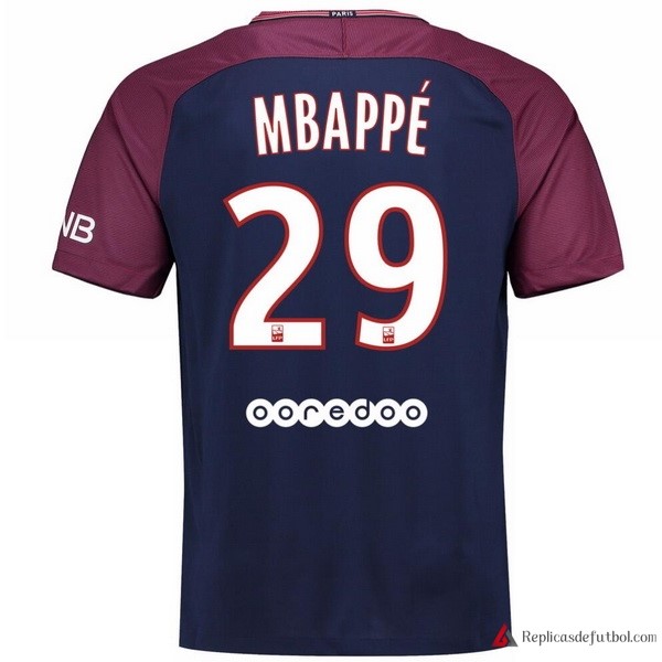 Camiseta Paris Saint Germain Primera equipación Mbappe 2017-2018